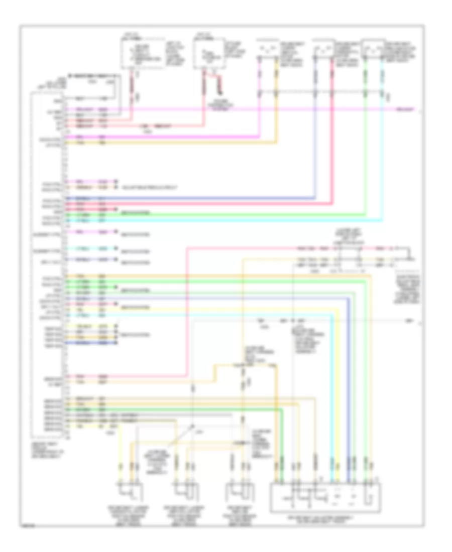 Drivers Memory Seat Wiring Diagram (1 of 2) for Chevrolet Cab  Chassis Silverado 3500 HD 2011