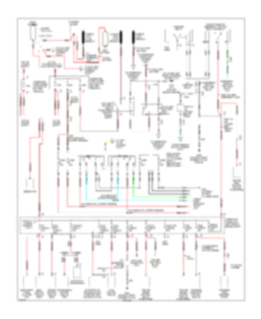 6 0L VIN G Power Distribution Wiring Diagram 1 of 7 for Chevrolet Cab  Chassis Silverado HD 2011 3500