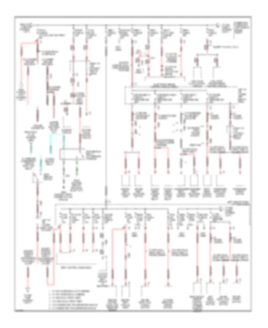 6 0L VIN G Power Distribution Wiring Diagram 2 of 7 for Chevrolet Cab  Chassis Silverado HD 2011 3500