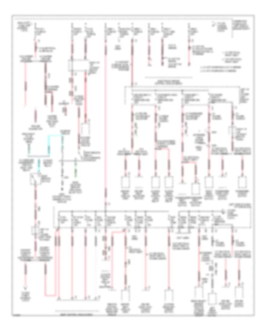 6 6L VIN 8 Power Distribution Wiring Diagram 2 of 5 for Chevrolet Cab  Chassis Silverado HD 2011 3500