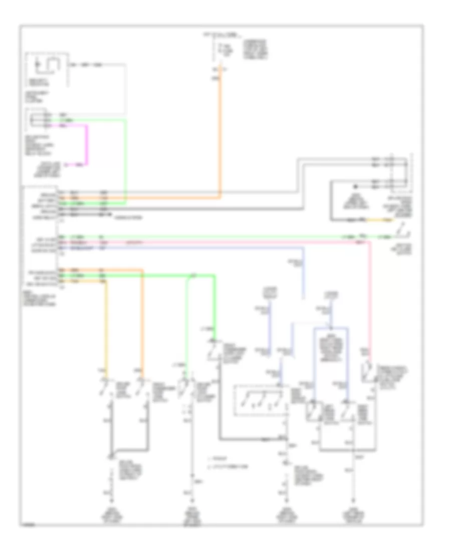 Forced Entry Wiring Diagram for Chevrolet Blazer 2004