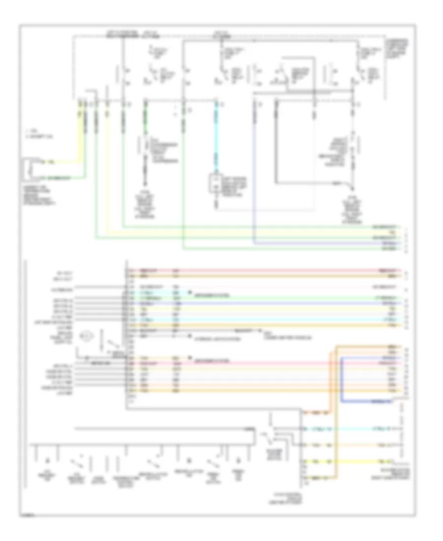 Manual A C Wiring Diagram 1 of 2 for Chevrolet Malibu LTZ 2011