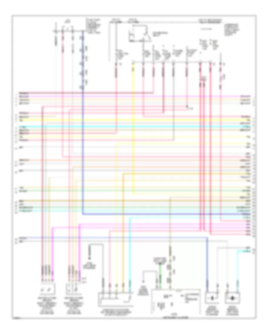 3.6L VIN D, Engine Performance Wiring Diagram (4 of 6) for Chevrolet Camaro LS 2011