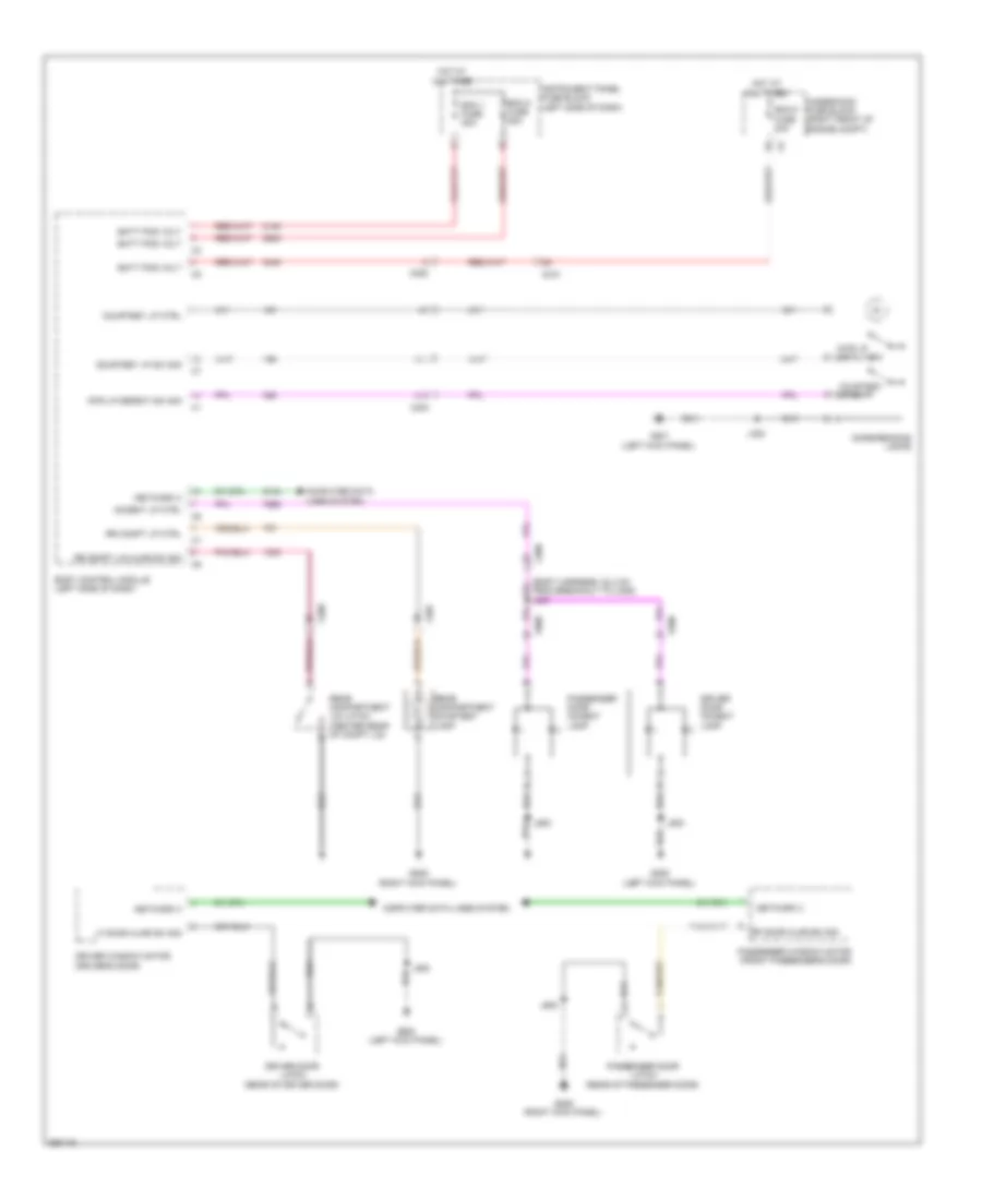 Courtesy Lamps Wiring Diagram for Chevrolet Camaro LS 2011
