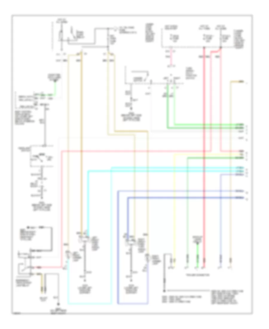 Exterior Lamps Wiring Diagram (1 of 3) for Chevrolet Cab  Chassis Silverado 3500 2004