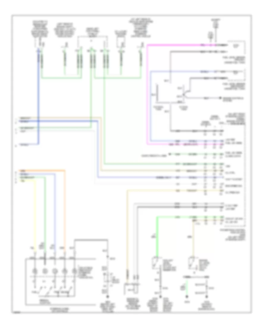 Instrument Cluster Wiring Diagram (2 of 2) for Chevrolet Cab  Chassis Silverado 3500 2004