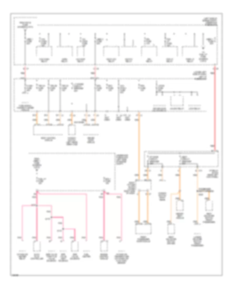 6 6L VIN 1 Power Distribution Wiring Diagram 3 of 5 for Chevrolet Cab  Chassis Silverado 2004 3500