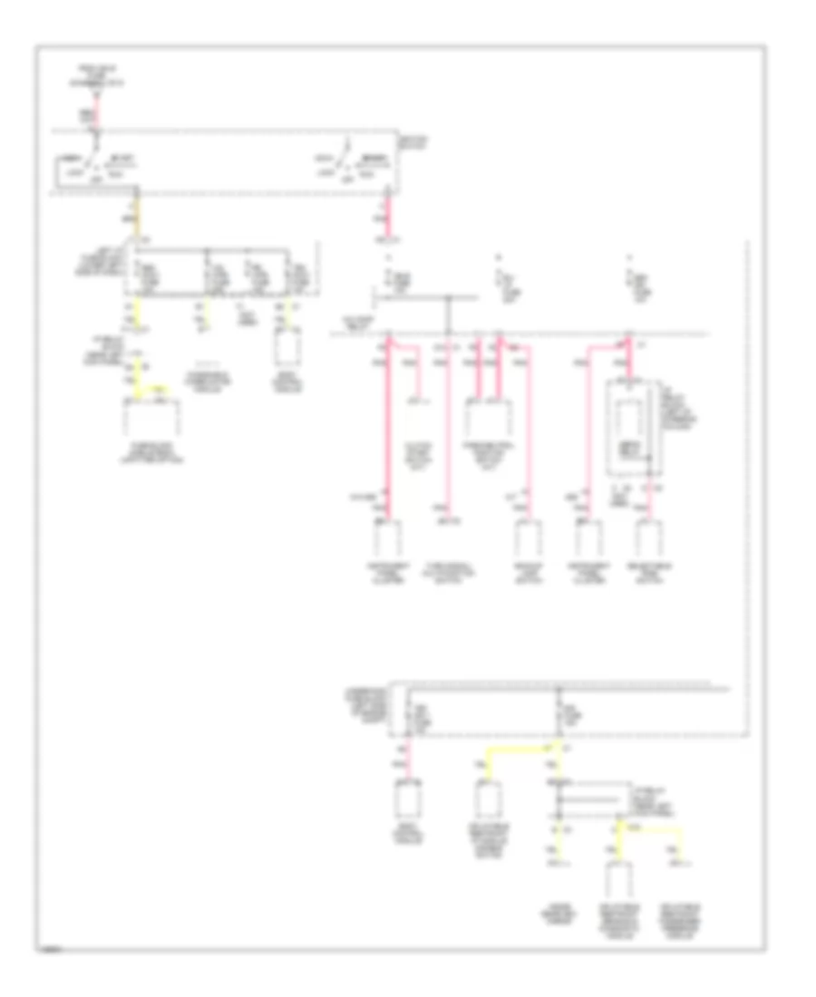 6.6L VIN 1, Power Distribution Wiring Diagram (5 of 5) for Chevrolet Cab  Chassis Silverado 3500 2004