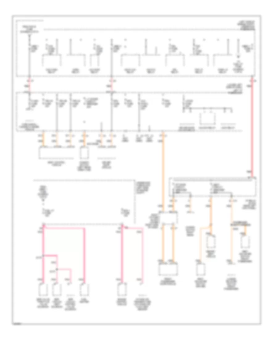 6.6L VIN 2, Power Distribution Wiring Diagram (3 of 5) for Chevrolet Cab  Chassis Silverado 3500 2004