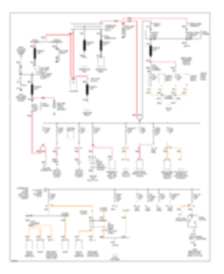 8 1L VIN G Power Distribution Wiring Diagram 1 of 6 for Chevrolet Cab  Chassis Silverado 2004 3500