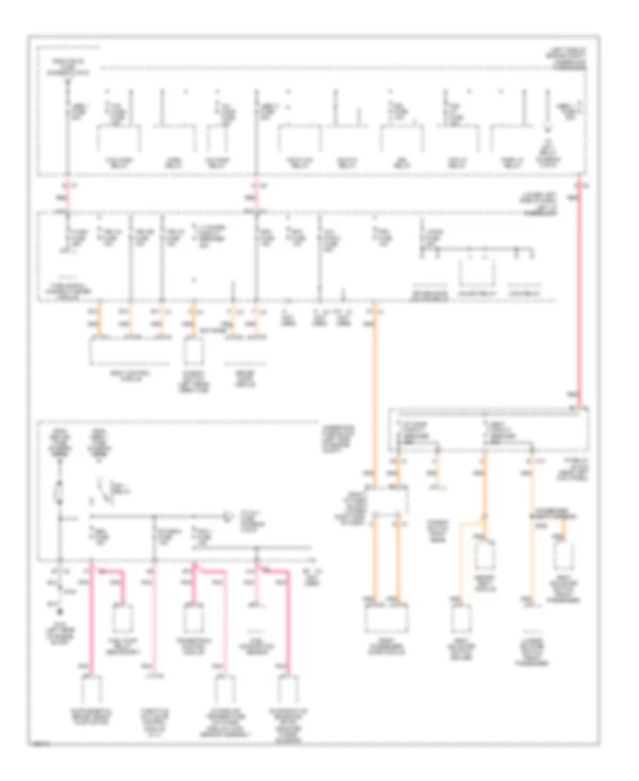 8.1L VIN G, Power Distribution Wiring Diagram (3 of 6) for Chevrolet Cab  Chassis Silverado 3500 2004