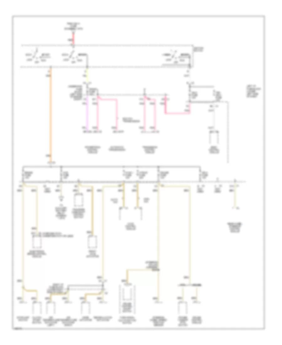 8 1L VIN G Power Distribution Wiring Diagram 5 of 6 for Chevrolet Cab  Chassis Silverado 2004 3500
