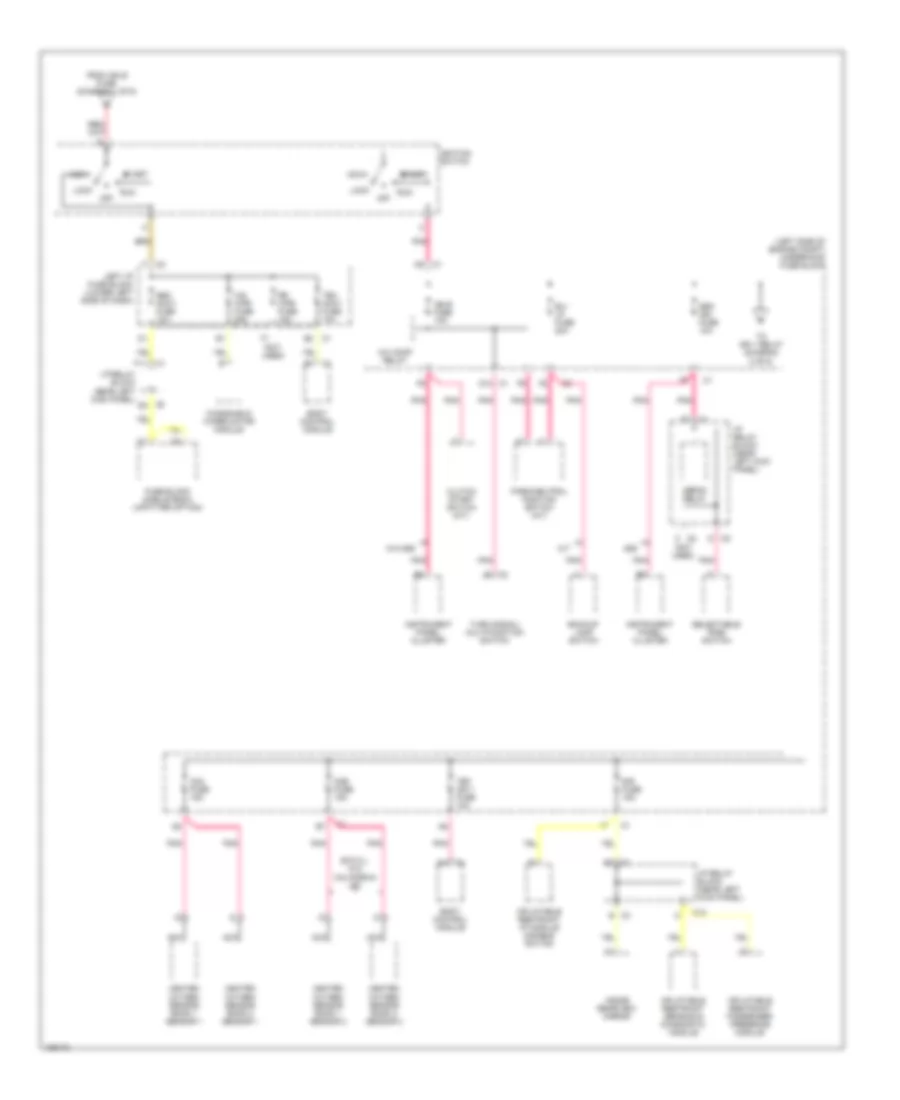 8.1L VIN G, Power Distribution Wiring Diagram (6 of 6) for Chevrolet Cab  Chassis Silverado 3500 2004