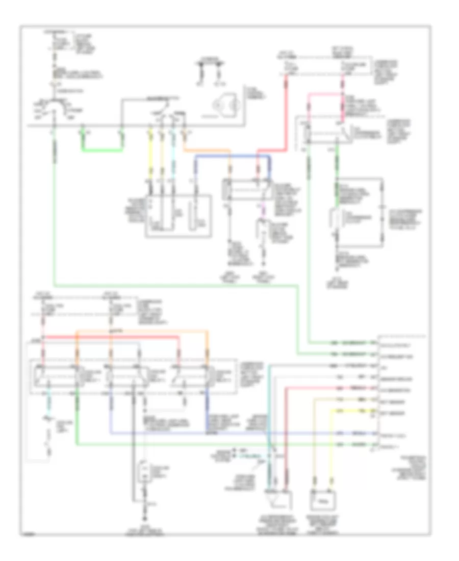 3 8L VIN K Manual A C Wiring Diagram for Chevrolet Camaro SS 2002