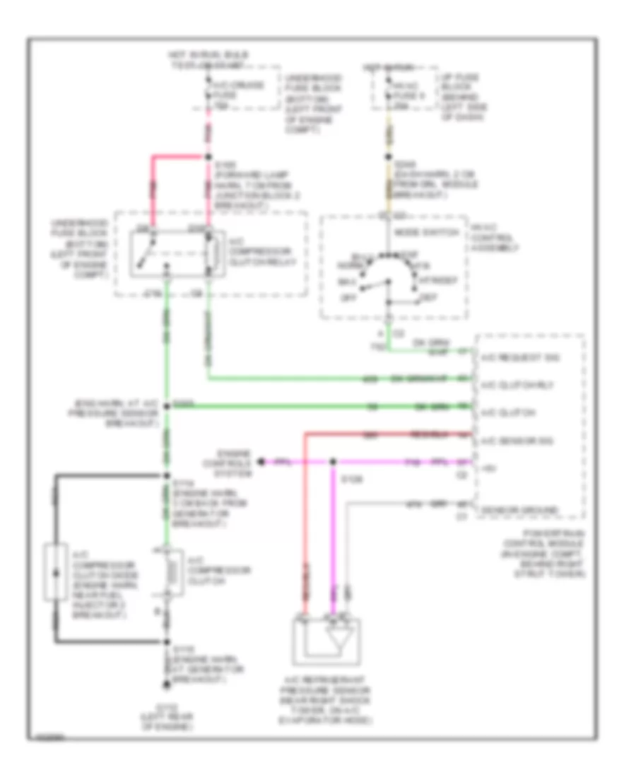 5 7L VIN G Compressor Wiring Diagram for Chevrolet Camaro SS 2002