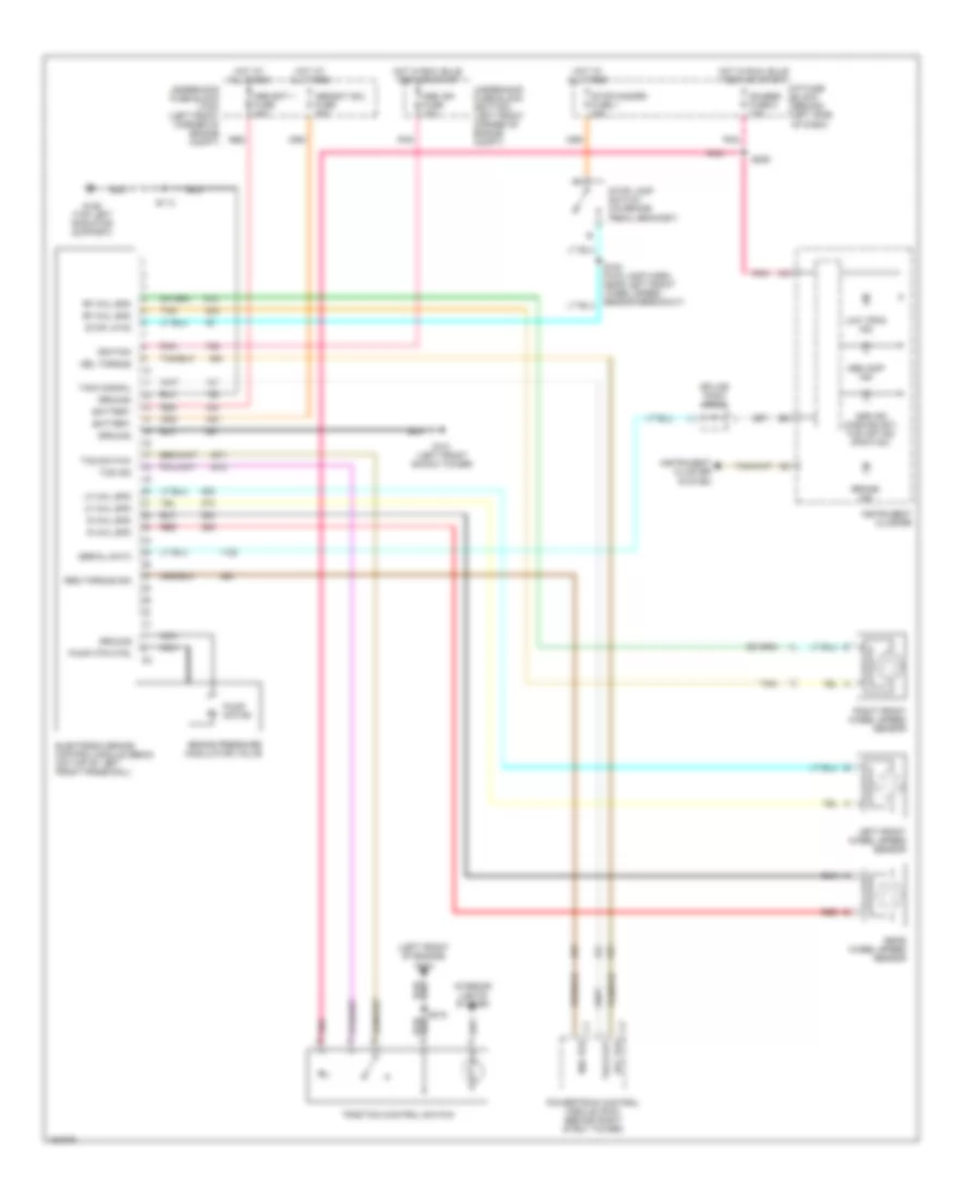 3 8L VIN K Anti lock Brake Wiring Diagrams with Traction Control for Chevrolet Camaro SS 2002