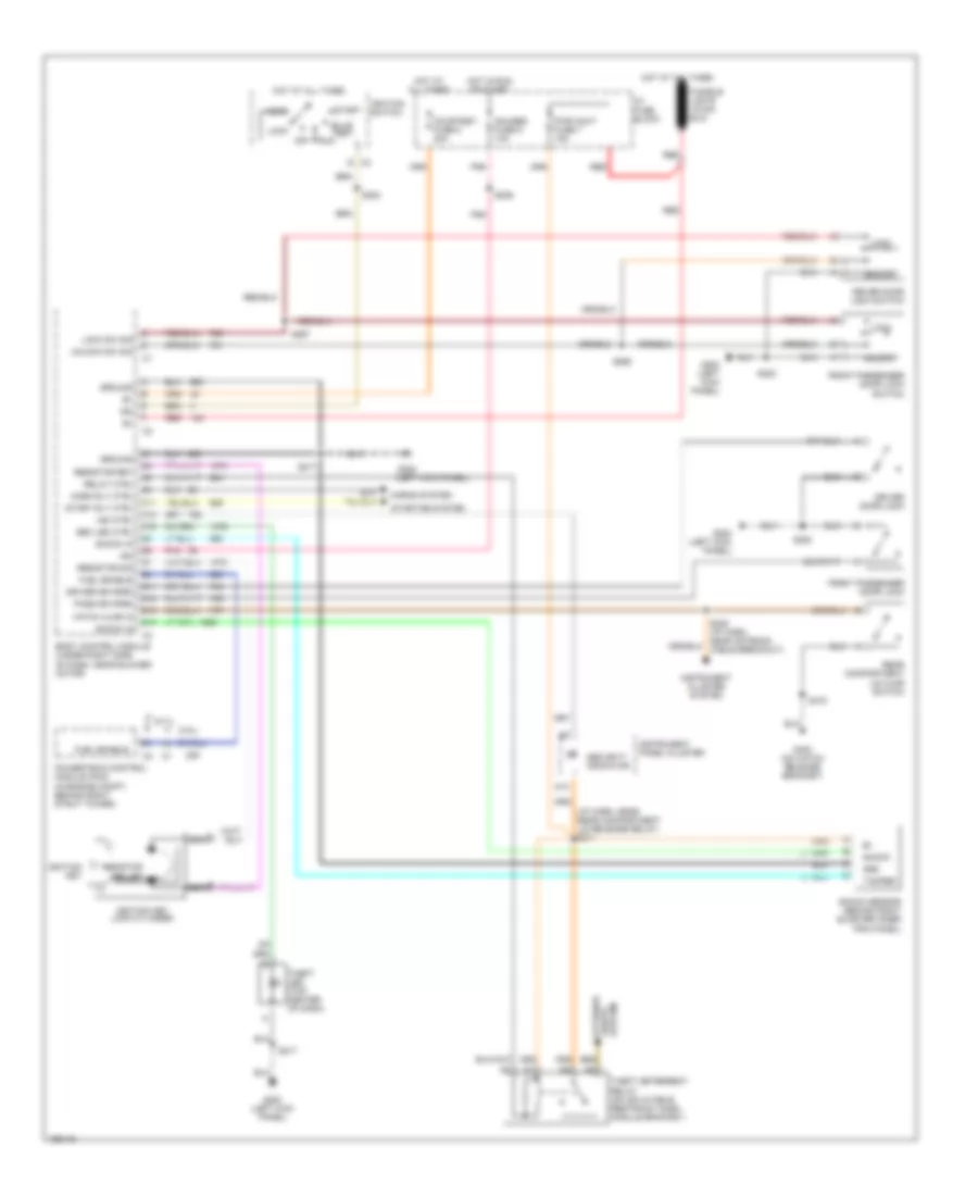 Anti theft Wiring Diagram for Chevrolet Camaro SS 2002