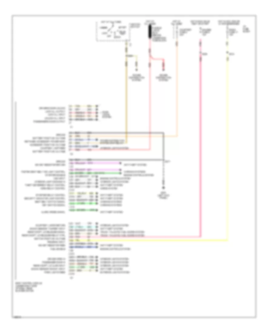 Body Computer Wiring Diagrams for Chevrolet Camaro SS 2002