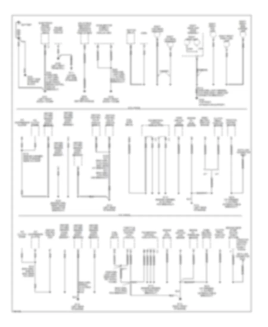 Ground Distribution Wiring Diagram 1 of 3 for Chevrolet Camaro SS 2002