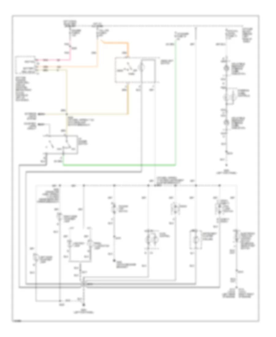 Instrument Illumination Wiring Diagram for Chevrolet Camaro SS 2002