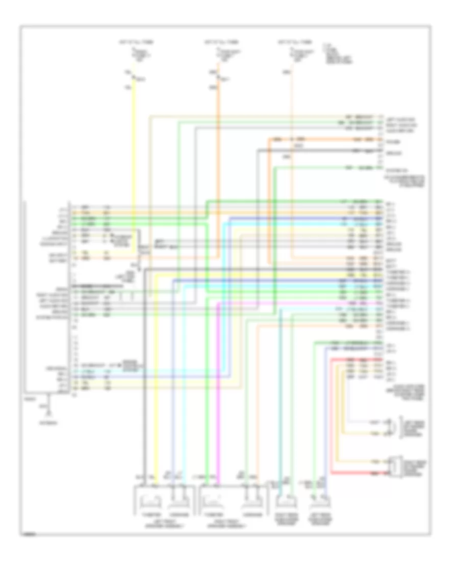 Radio Wiring Diagrams U27 for Chevrolet Camaro SS 2002