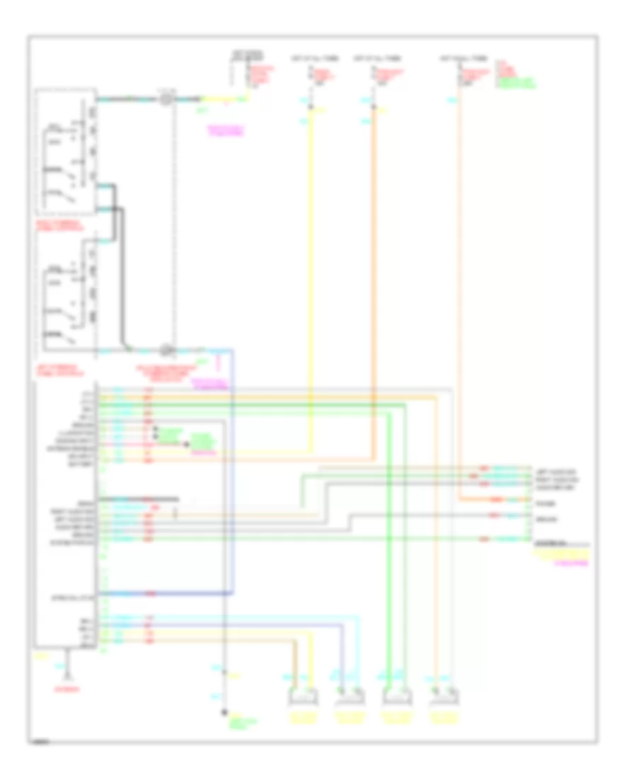 Radio Wiring Diagrams UQ0 W53 for Chevrolet Camaro SS 2002