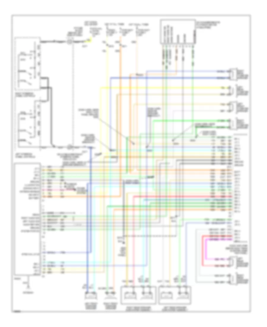 Radio Wiring Diagrams W54 W55 for Chevrolet Camaro SS 2002