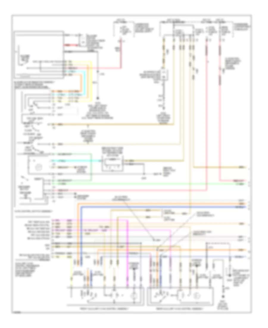 Manual AC Wiring Diagram, Passenger Van (1 of 3) for Chevrolet Express 1500 2014