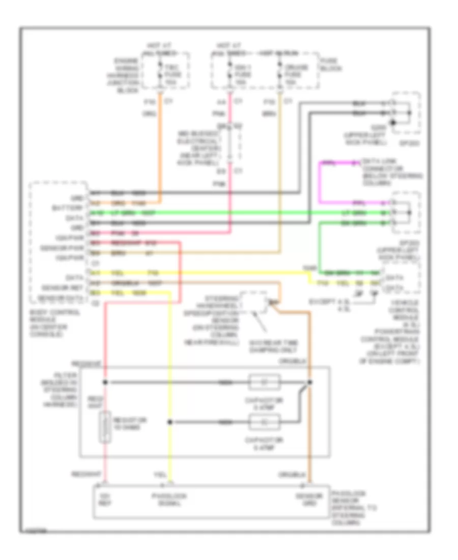 Passlock Wiring Diagram for Chevrolet Silverado 1500 2000