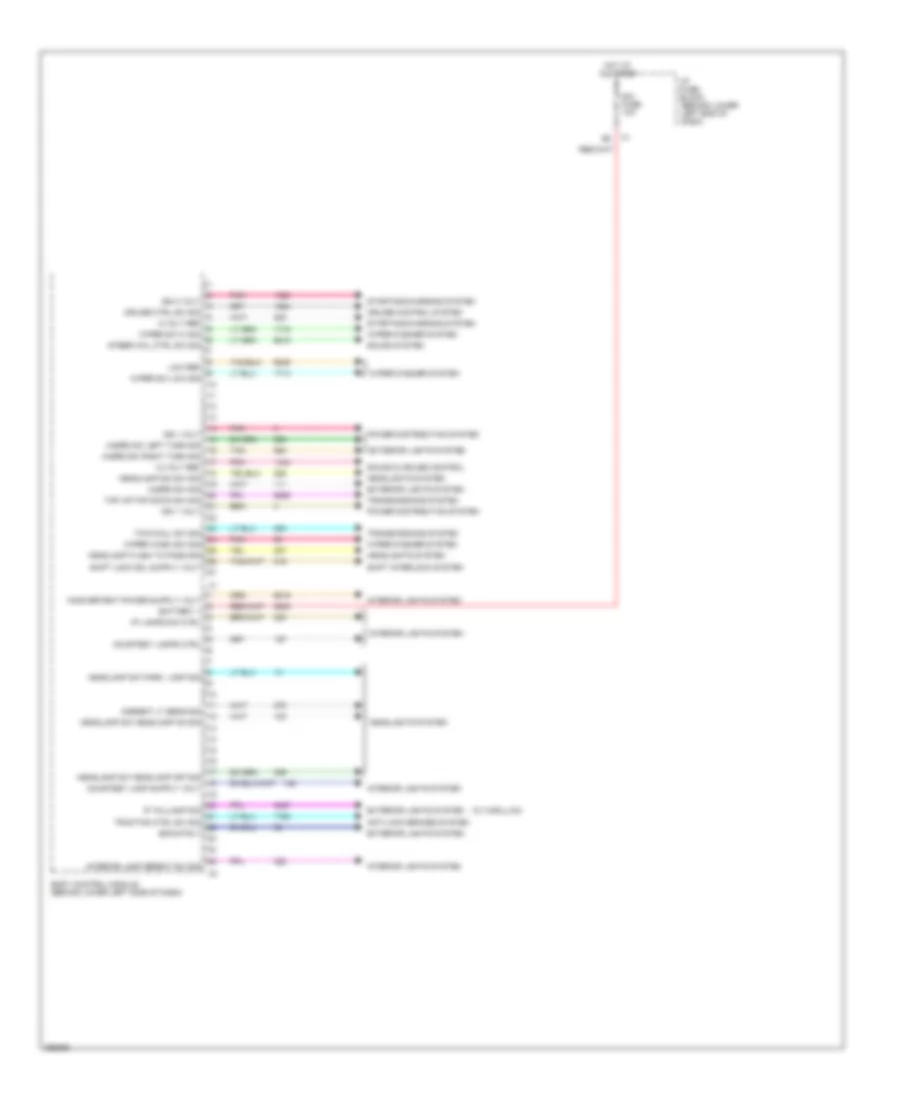 Body Control Modules Wiring Diagram 1 of 3 for Chevrolet Tahoe 2007
