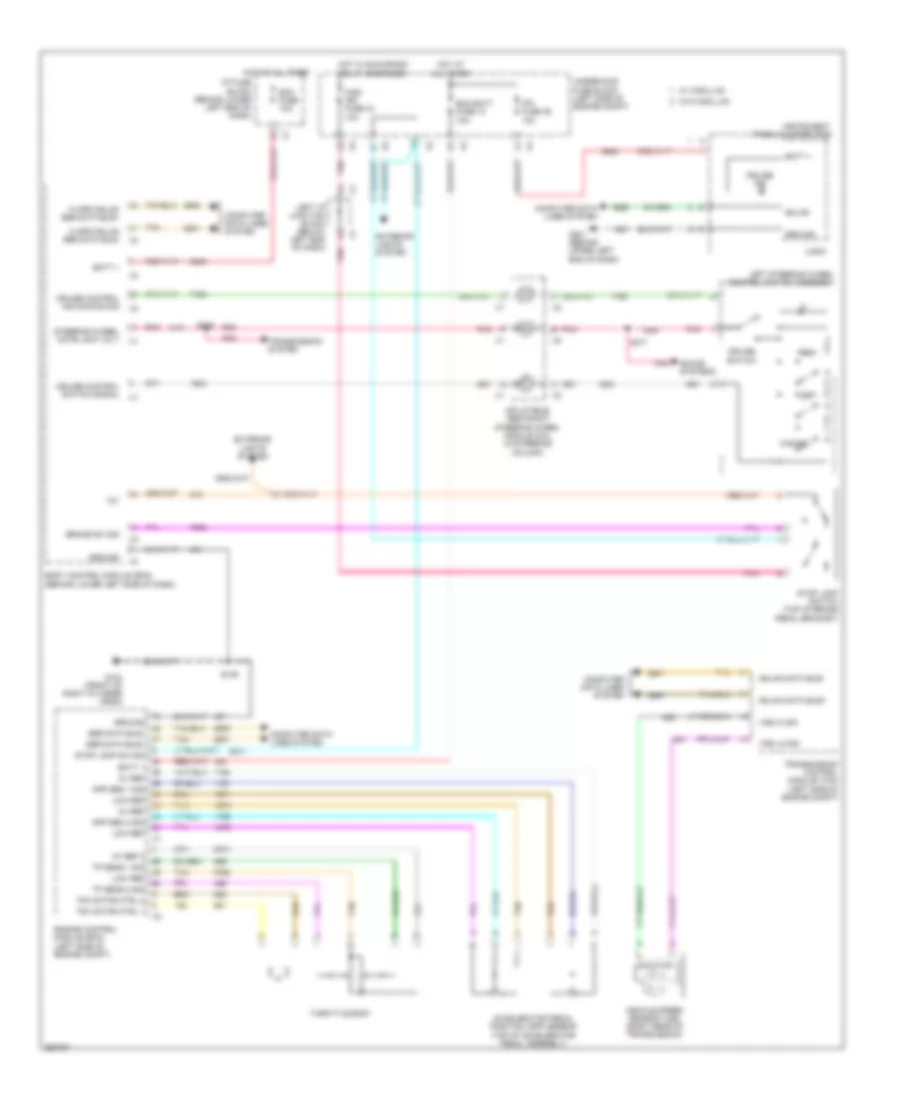 Cruise Control Wiring Diagram for Chevrolet Tahoe 2007