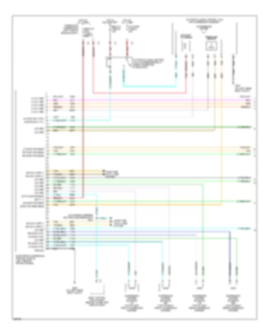 Electronic Suspension Wiring Diagram 1 of 2 for Chevrolet Tahoe 2007