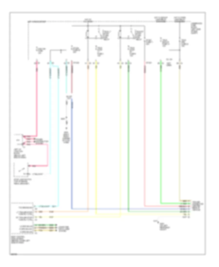 Trailer Tow Wiring Diagram for Chevrolet Tahoe 2007