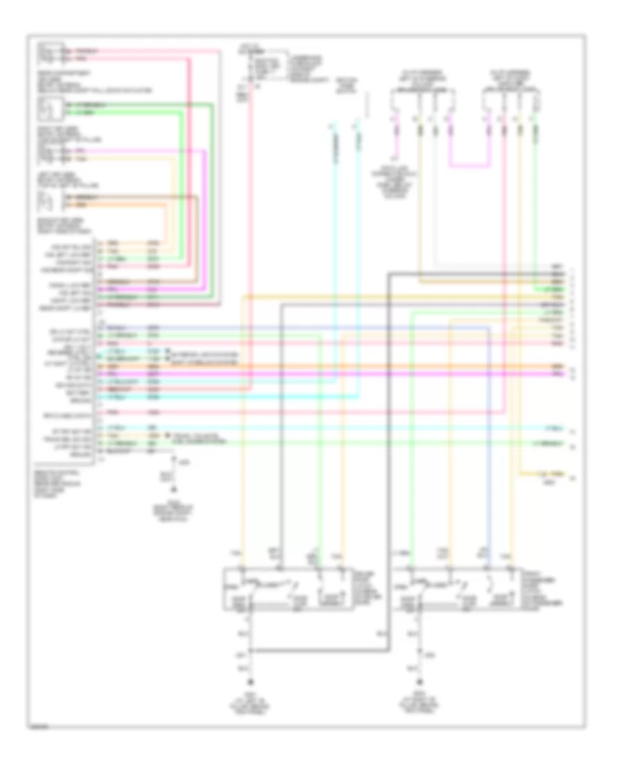 Forced Entry Wiring Diagram 1 of 2 for Chevrolet Corvette Grand Sport 2012