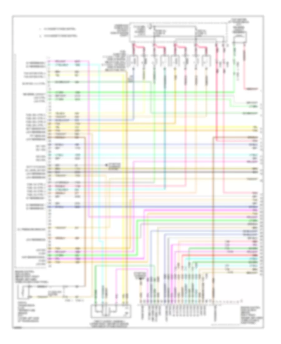 6.2L VIN W, Engine Performance Wiring Diagram (1 of 4) for Chevrolet Corvette Grand Sport 2012