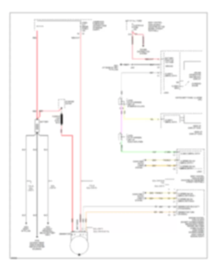 Charging Wiring Diagram for Chevrolet Corvette Grand Sport 2012