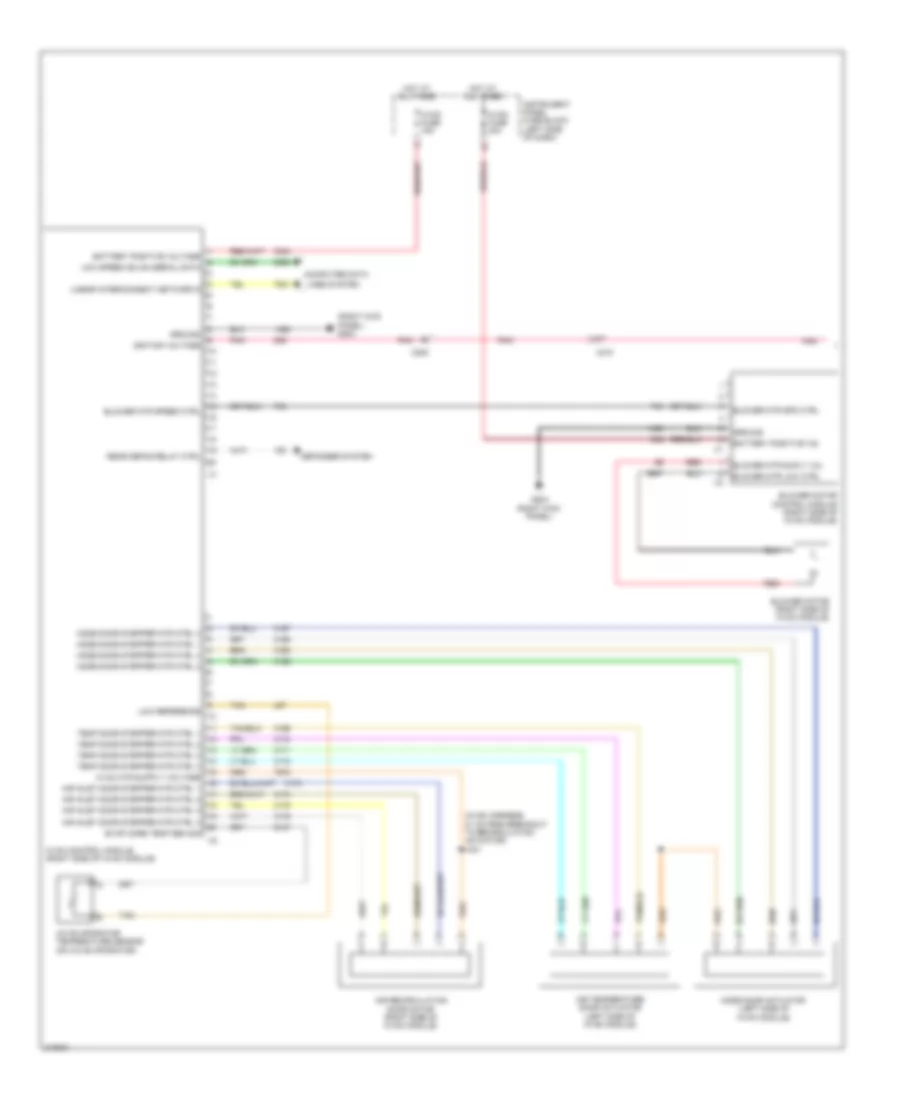 Manual A C Wiring Diagram 1 of 2 for Chevrolet Camaro LT 2011