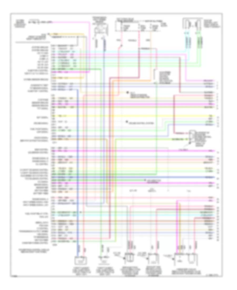 7.4L (VIN N), Engine Performance Wiring Diagrams, 4L80-E AT (1 of 3) for Chevrolet Cutaway G30 1995