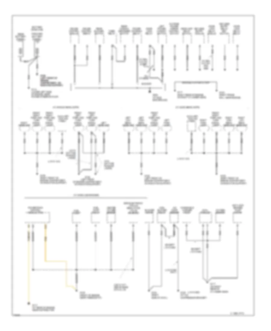 Ground Distribution Wiring Diagram 1 of 2 for Chevrolet Cutaway G30 1995