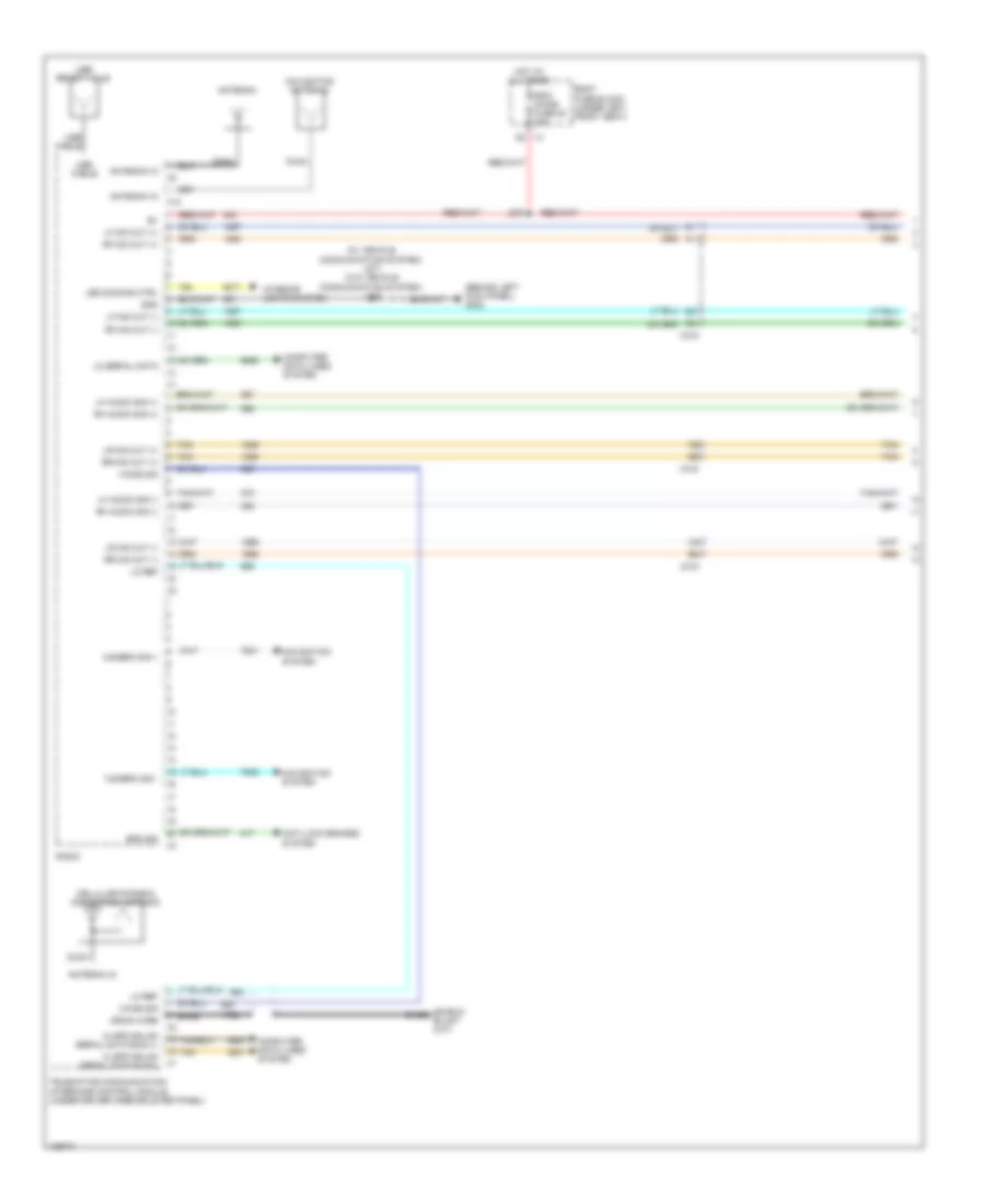Radio Wiring Diagram, without UYS (1 of 2) for Chevrolet Express 1500 LS 2014