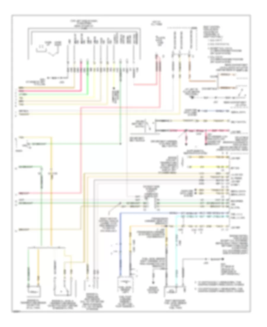 Instrument Cluster Wiring Diagram 2 of 2 for Chevrolet Corvette Z06 2012