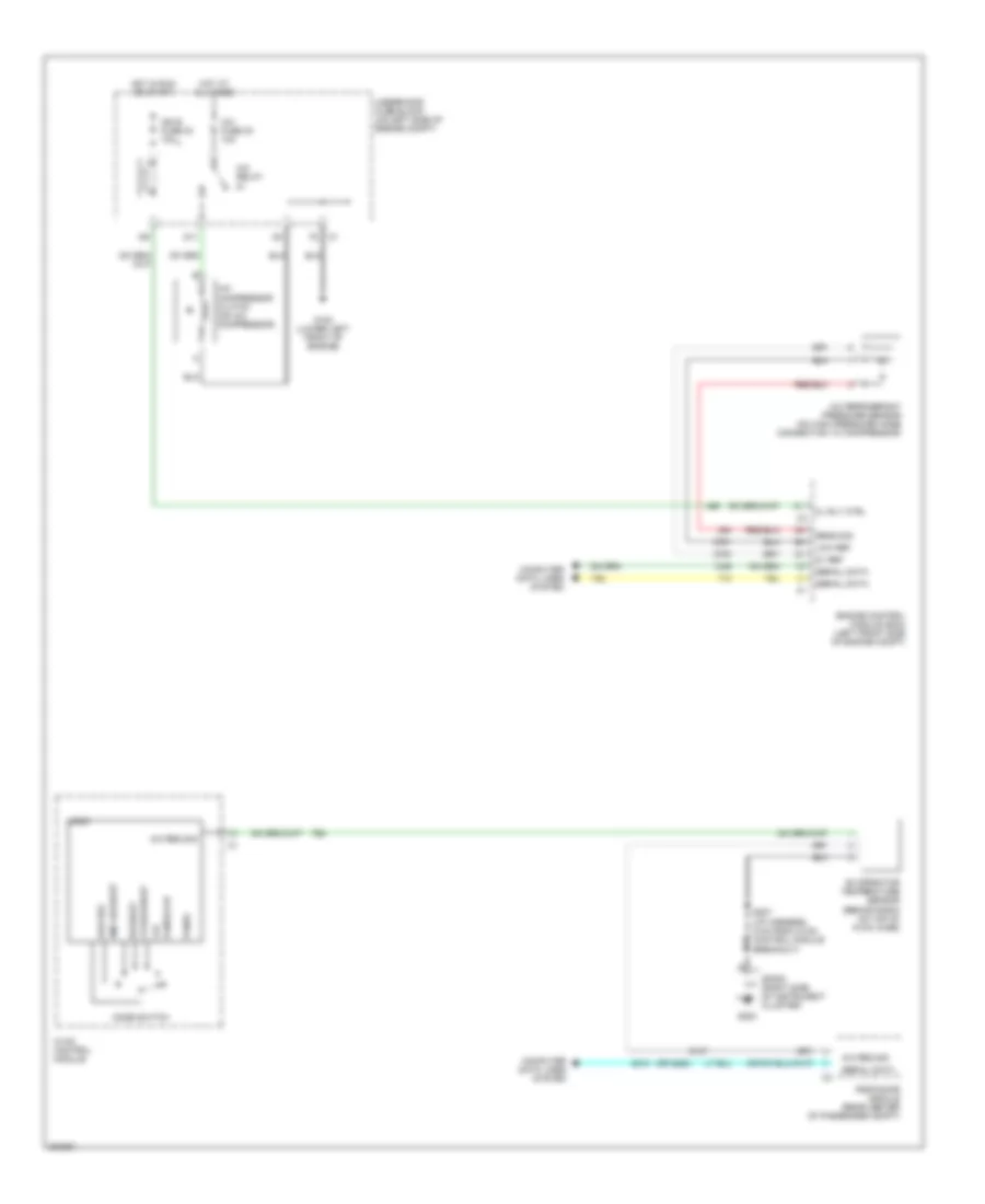 Электросхема компрессора для Chevrolet SSR 2005