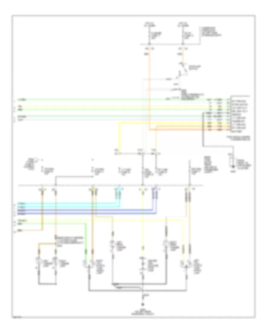 Exterior Lamps Wiring Diagram (2 of 2) for Chevrolet SSR 2005