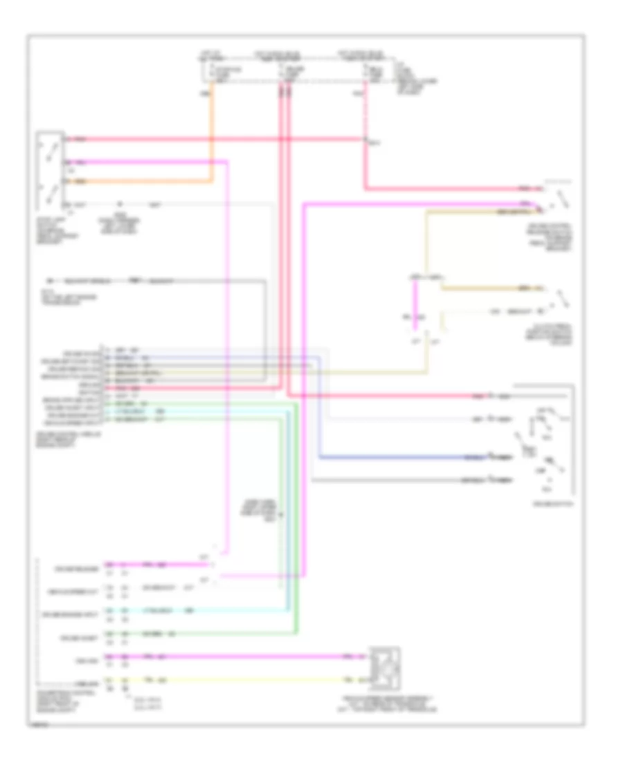 Cruise Control Wiring Diagram for Chevrolet Cavalier 2002