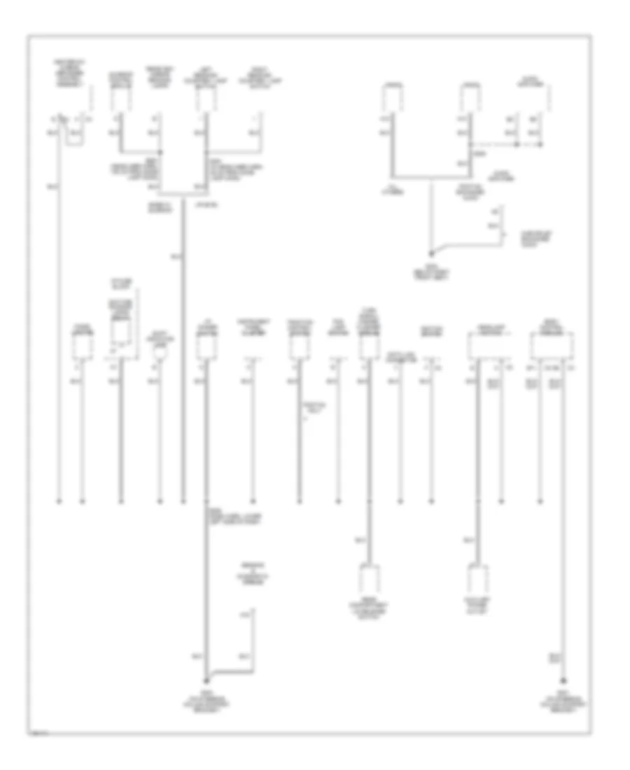 Ground Distribution Wiring Diagram 2 of 3 for Chevrolet Cavalier 2002
