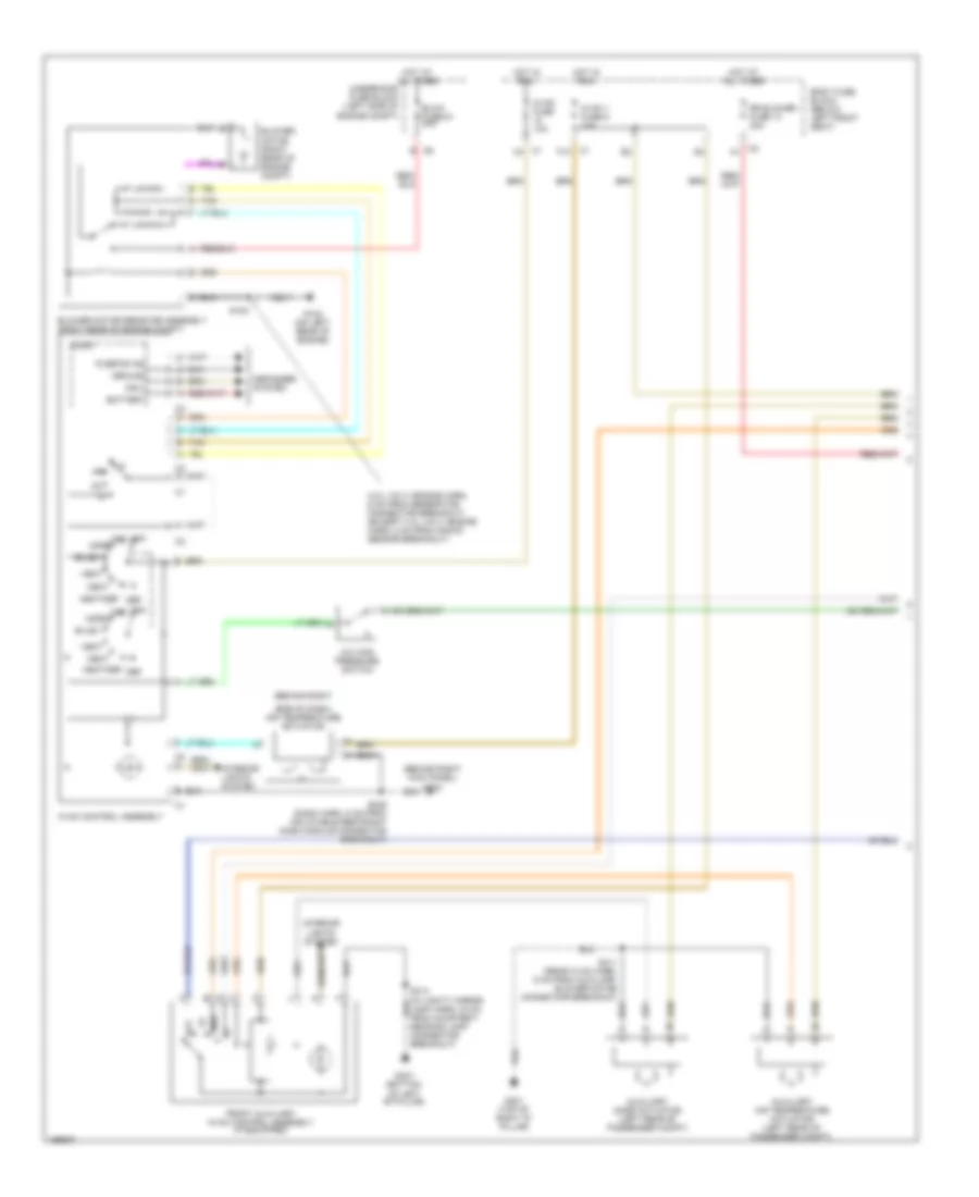 Manual AC Wiring Diagram, Cargo Van (1 of 2) for Chevrolet Chevy Express H1500 2003