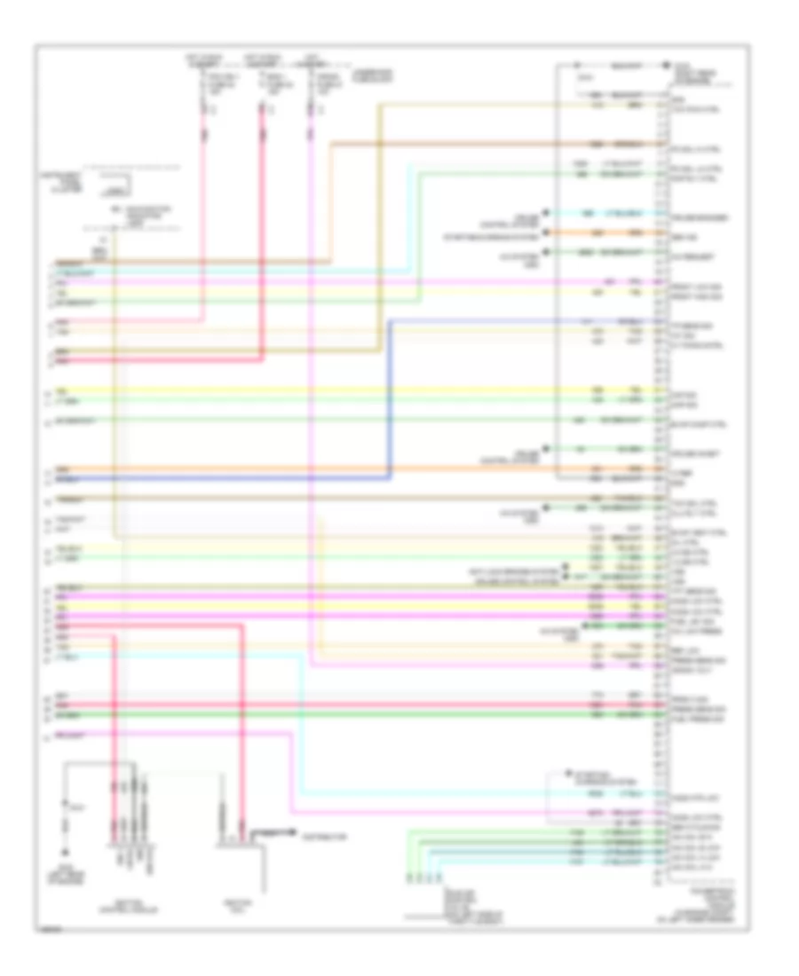 4.3L VIN X, Engine Performance Wiring Diagram (5 of 5) for Chevrolet Chevy Express H1500 2003