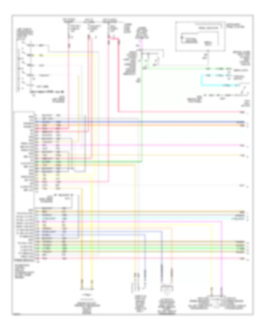 A T Wiring Diagram 1 of 2 for Chevrolet Chevy Express H2003 1500