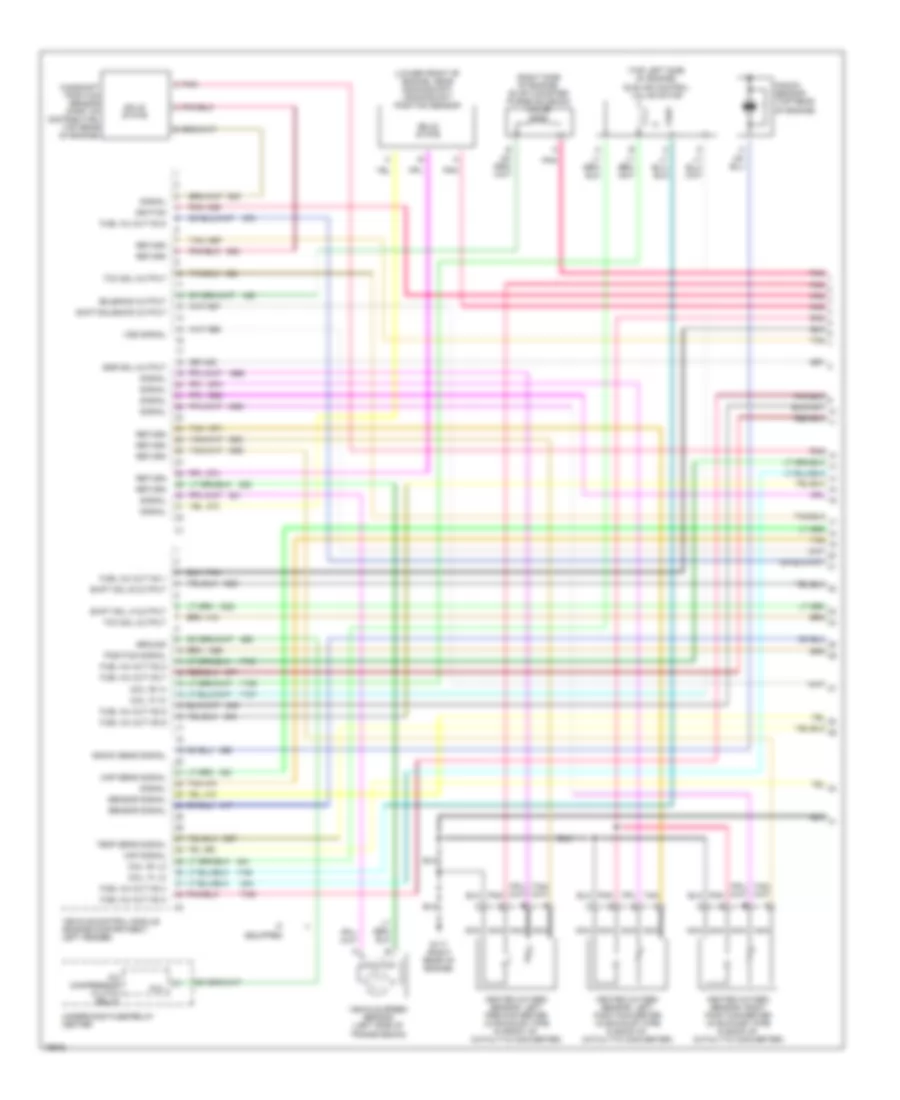 5 0L VIN M Engine Performance Wiring Diagrams 1 of 4 for Chevrolet Chevy Express G1996 1500