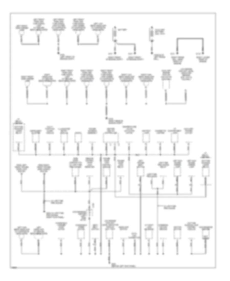 Ground Distribution Wiring Diagram 1 of 3 for Chevrolet Chevy Express G1996 1500